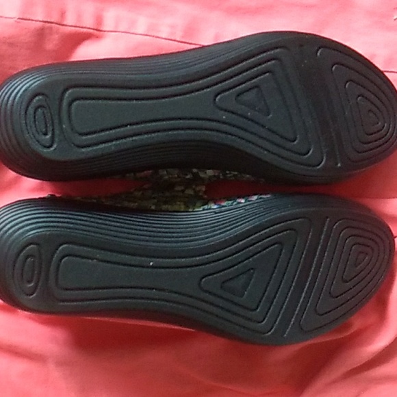 💕 Corkys Fabric Rainbow Straps Comfort SHOES  Sz 11/12 Diabetic Comfortable - Picture 5 of 16